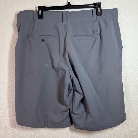 Men's Under Armour Gray Golf Shorts Size 40 - Picture 3 of 8